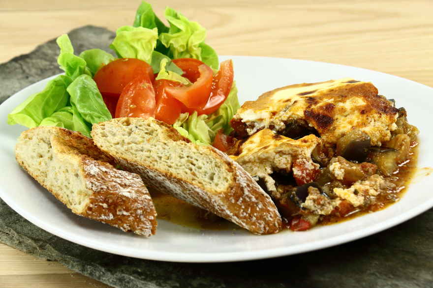 Hurtig moussaka ... klik for at komme tilbage