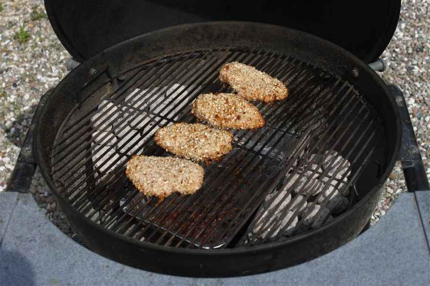 Kyllingebryst i mandler og parmesan ... klik for at komme tilbage