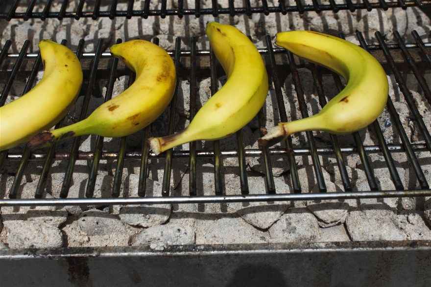 Grillede Bananer med is ... klik for at komme tilbage
