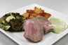 Roastbeef med basilikumcreme, ovngratinerede grøntsager ... klik på billedet for at komme tilbage