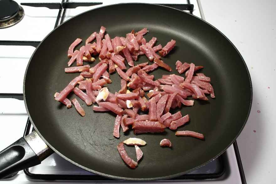 Bønnesalat med sprød bacon (Fedtfattig) ... klik for at komme tilbage