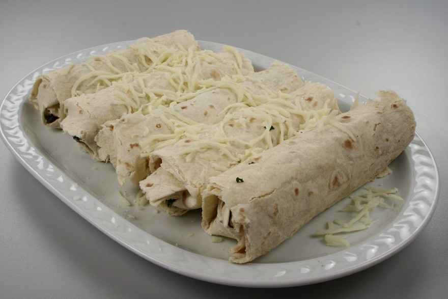 Gratinerede tortillas (Fedtfattig) ... klik for at komme tilbage