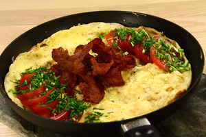 Æggekage med bacon, billede 4