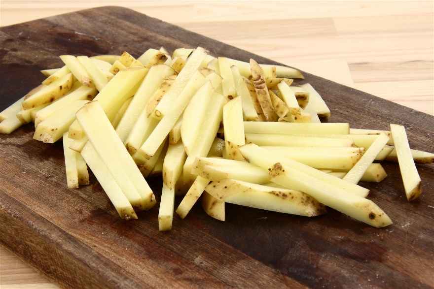 Hurtige pommes frites i ovnen ... klik for at komme tilbage