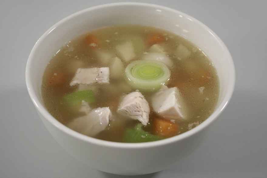 Kyllingesuppe (Fedtfattig) ... klik for at komme tilbage