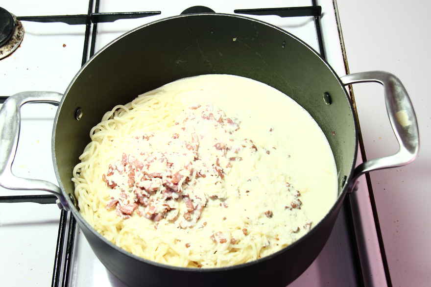 Spaghetti Carbonara ... klik for at komme tilbage