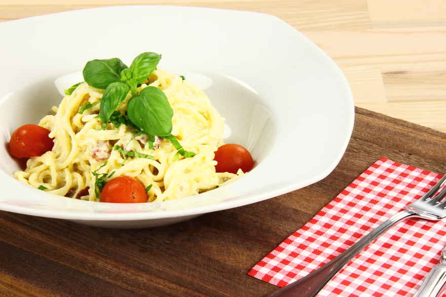 Spaghetti Carbonara ... klik for at komme tilbage