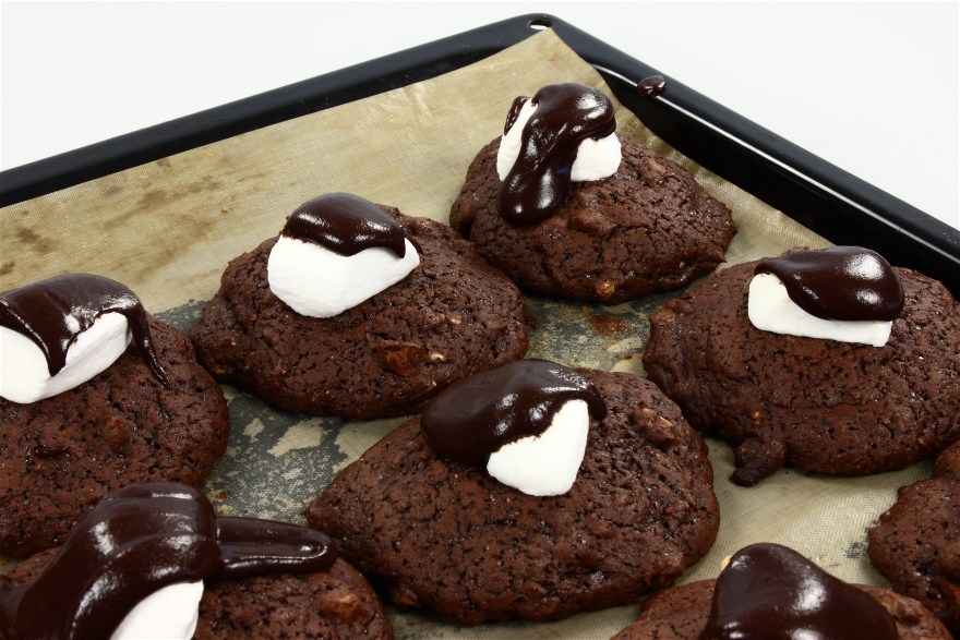 Marshmallow Brownie Cookies I ... klik for at komme tilbage