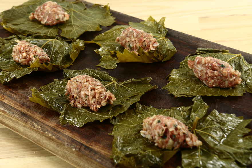 Dolma - fyldte vinblade ... klik for at komme tilbage