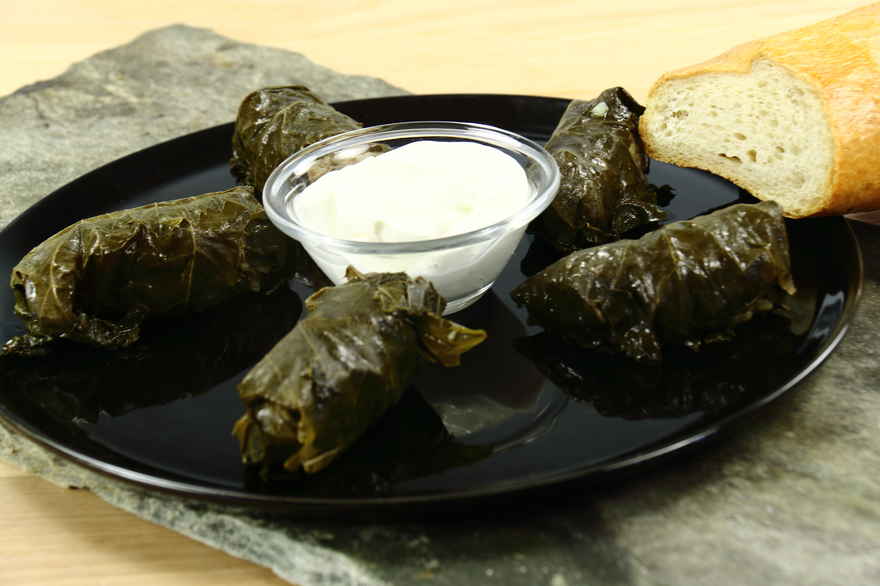 Dolma - fyldte vinblade ... klik for at komme tilbage