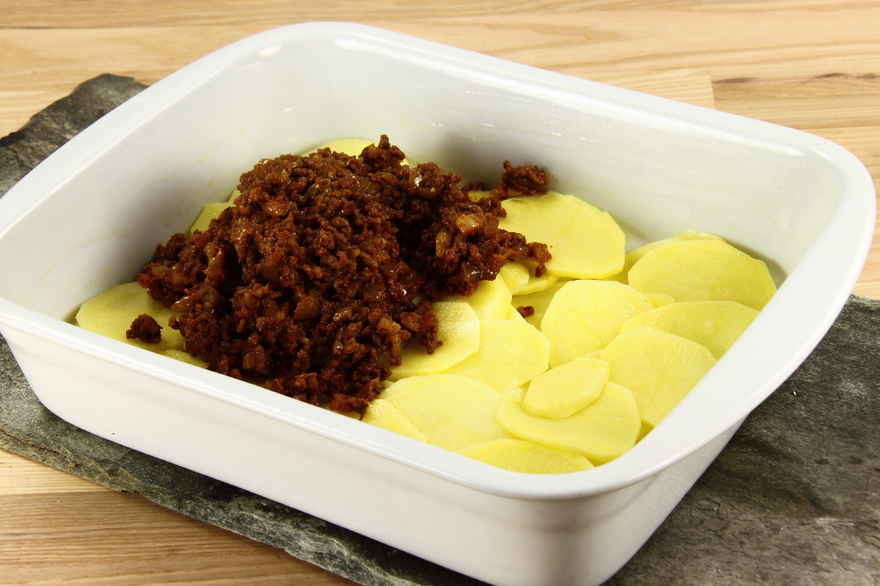 Græsk mousaka ... klik for at komme tilbage