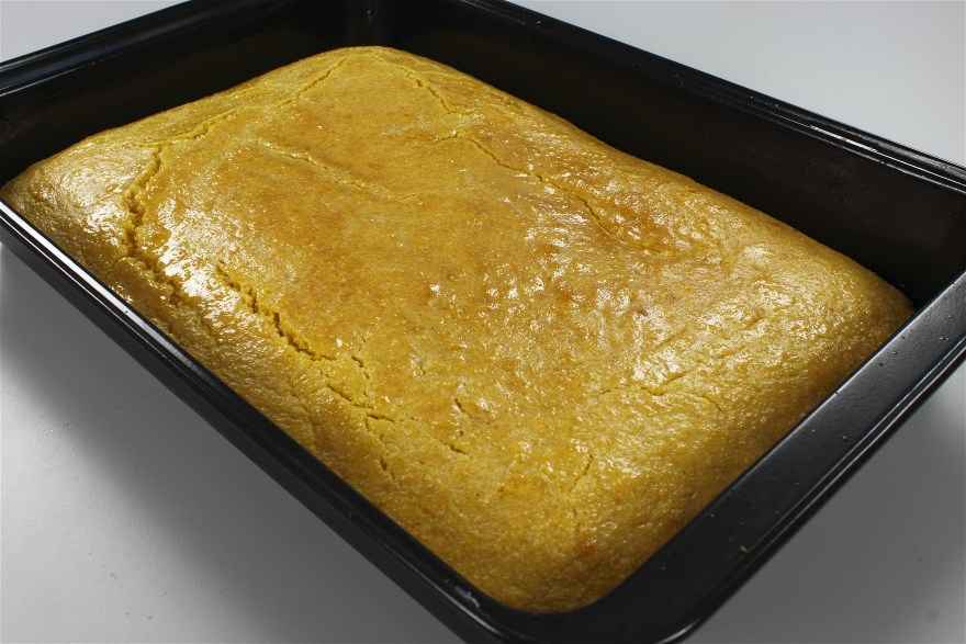 Amerikansk Majsbrød - Corn bread tilbehør til Thanksgiving ... klik for at komme tilbage