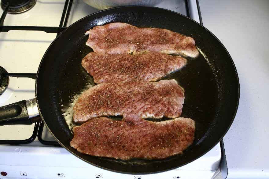 Cajun skinkeschnitzler med blandede bønner ... klik for at komme tilbage