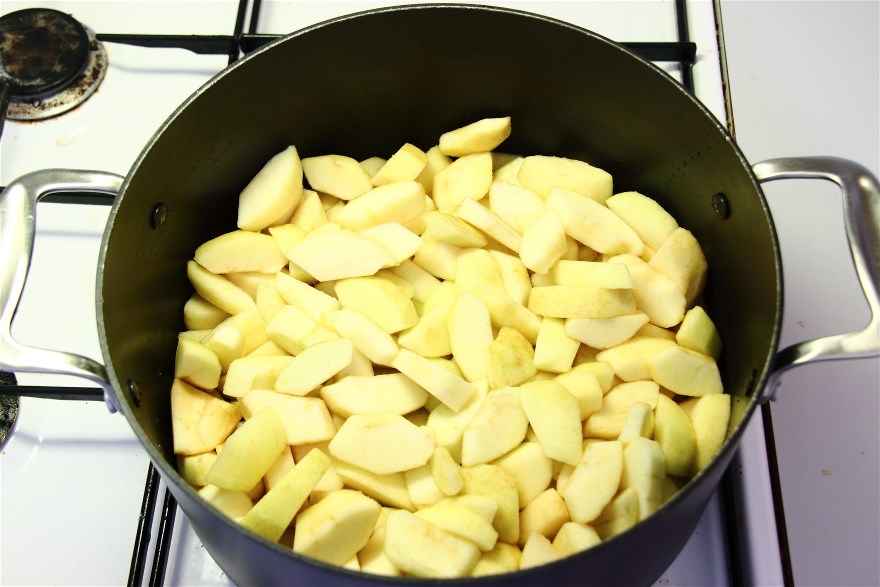 Æbletrifli med vanillecreme og ristede havregryn ... klik for at komme tilbage