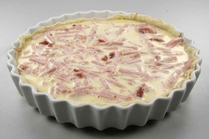 Quiche Lorraine (Bacontærte) ... klik for at komme tilbage