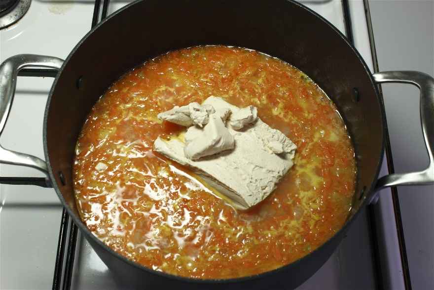 Gulerodssuppe med flødeost ... klik for at komme tilbage