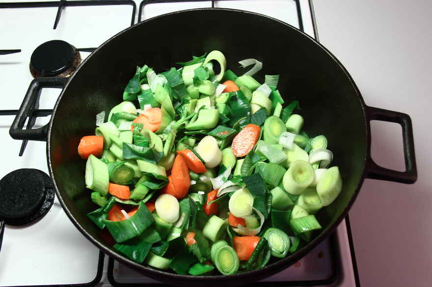 Grydesteg (oksebov) med grøntsager ... klik for at komme tilbage