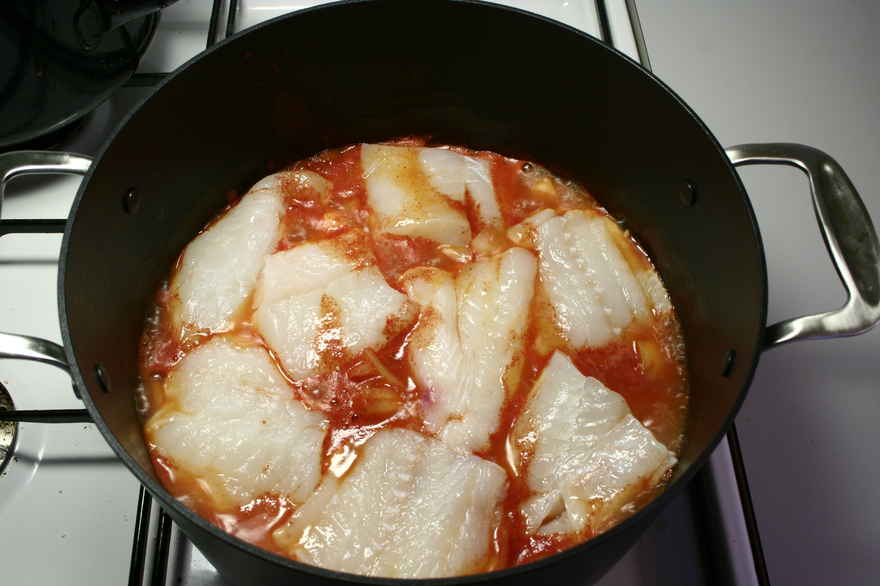 Fisk i tomatsauce ... klik for at komme tilbage