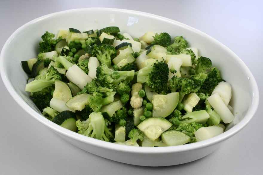 Aspargesret med broccoli og squash ... klik for at komme tilbage