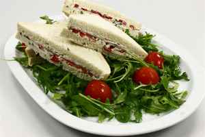 Sandwich med skinke og ostecreme, billede 4