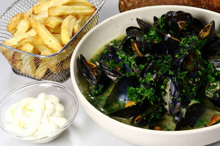 Moules frites ... klik for at komme tilbage