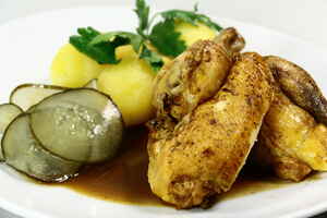 Poussin med vildtsauce, billede 4