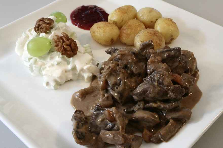 Dyregryde med champignon ... klik for at komme tilbage