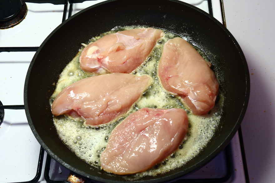 Kyllingefilet i ovn med grøntsager ... klik for at komme tilbage
