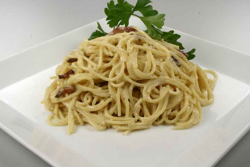 Spaghetti alla cabonara ... klik for at komme tilbage