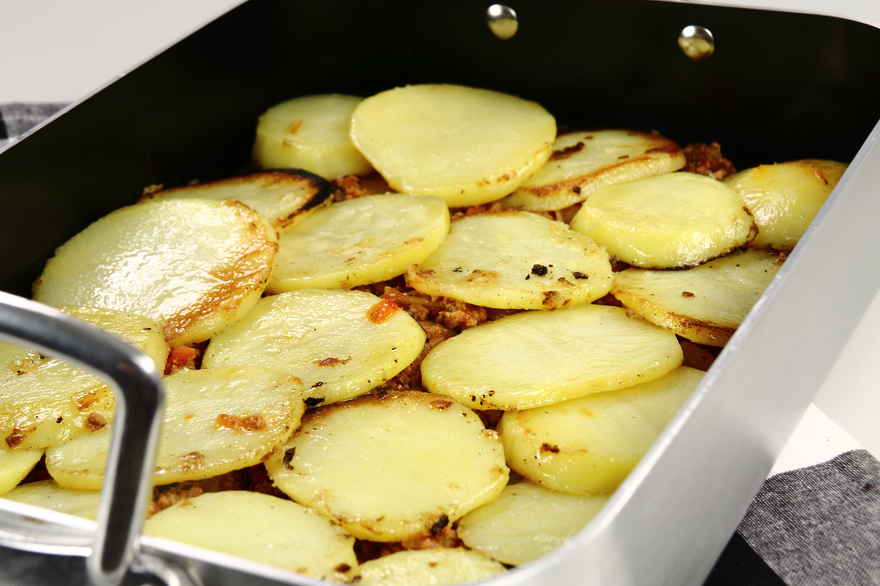 Moussaka med kartofler uden aubergine ... klik for at komme tilbage