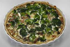 Skinketærte med broccoli, billede 4