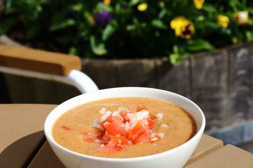 Gazpacho - Kold tomatsuppe ... klik for at komme tilbage