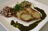 Kartoffelbagt mørksejfilet med auberginetatar og pesto ... klik på billedet for at komme tilbage