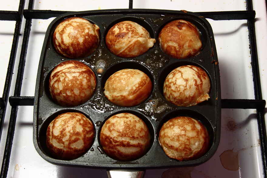 Æbleskiver uden æg ... klik for at komme tilbage