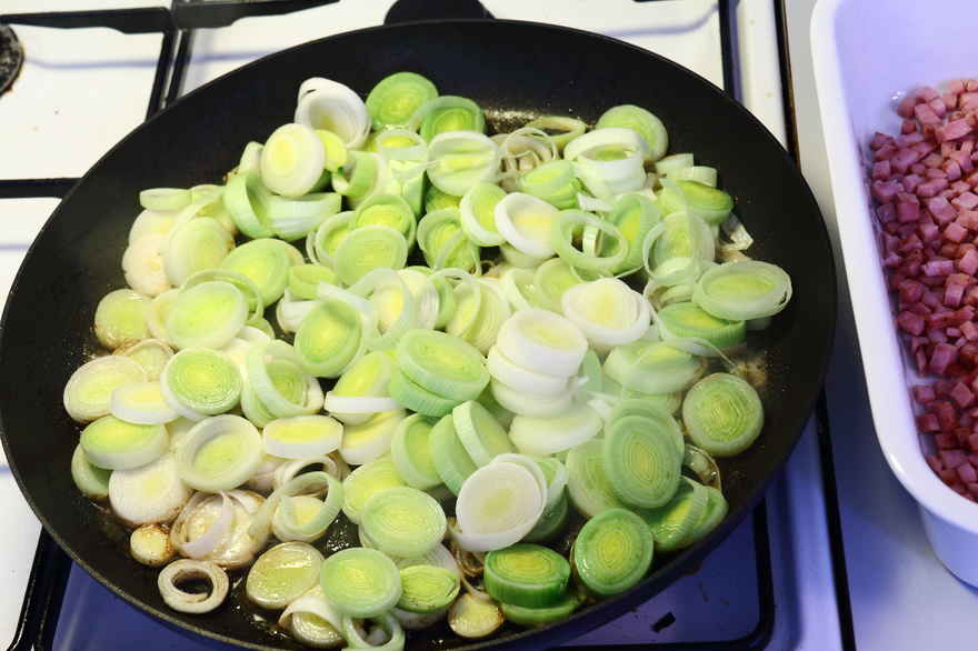 Pasta med skinke og champignon ... klik for at komme tilbage