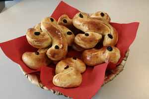 Luciabrød (Adventsbrød)
