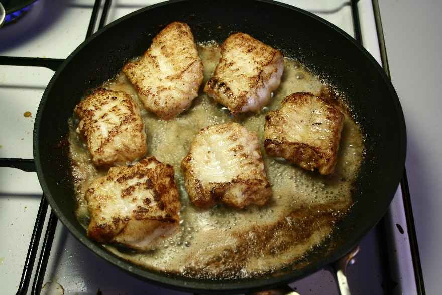 Langefilet med bacon og løgkompot ... klik for at komme tilbage