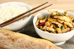 Kalkun i wok med blandede grøntsager, billede 4