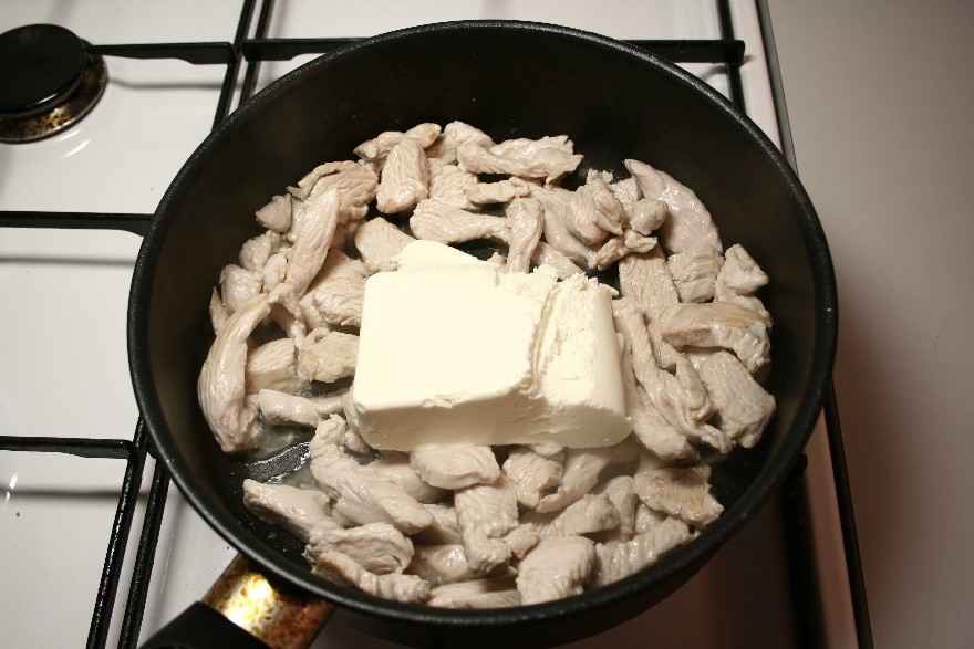 Kalkun med ost og pasta ... klik for at komme tilbage
