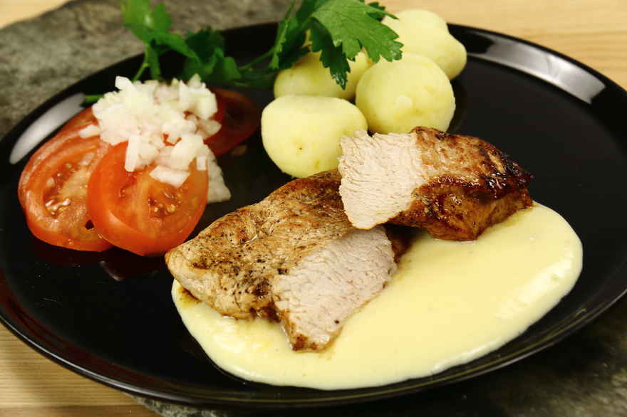 Kalkunschnitzel med citronsauce ... klik for at komme tilbage