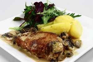 Koteletter med champignonsauce, billede 4