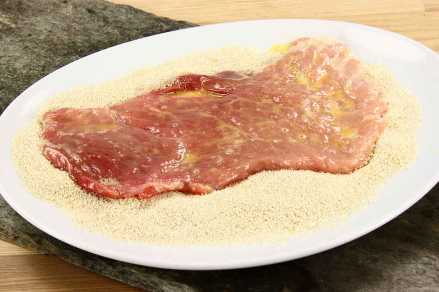 Advarsel Sige chap Wienerschnitzel af skinkeschnitzel - opskrift - Alletiders Kogebog