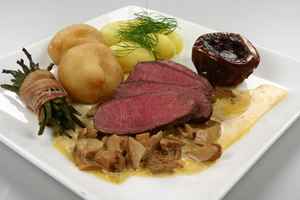 Krondyrfilet med honning/balsamico, billede 4