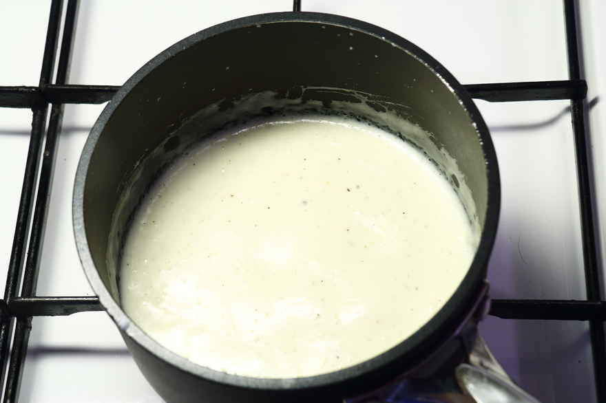 Hvid mælkesauce ... klik for at komme tilbage