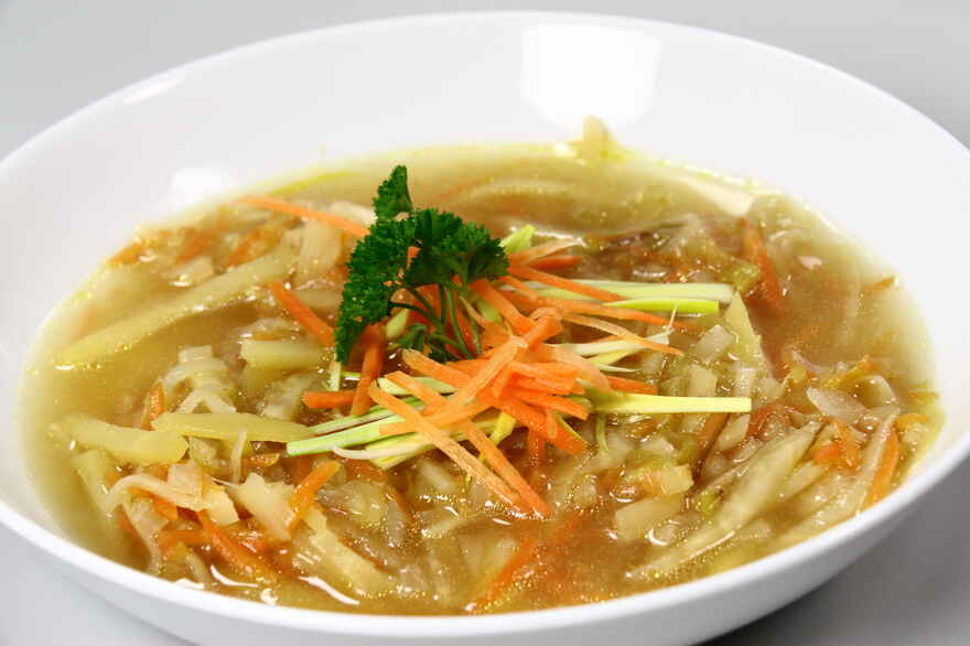 Juliennesuppe ... klik for at komme tilbage