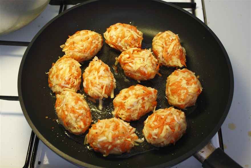 Grønsagsfrikadeller ... klik for at komme tilbage