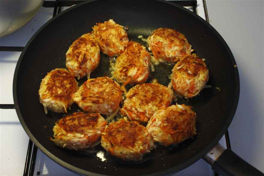 Grønsagsfrikadeller ... klik for at komme tilbage