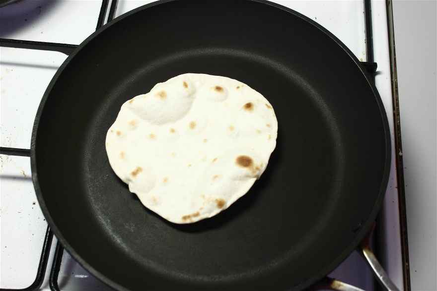 Hjemmelavet tortilla pandekager ... klik for at komme tilbage