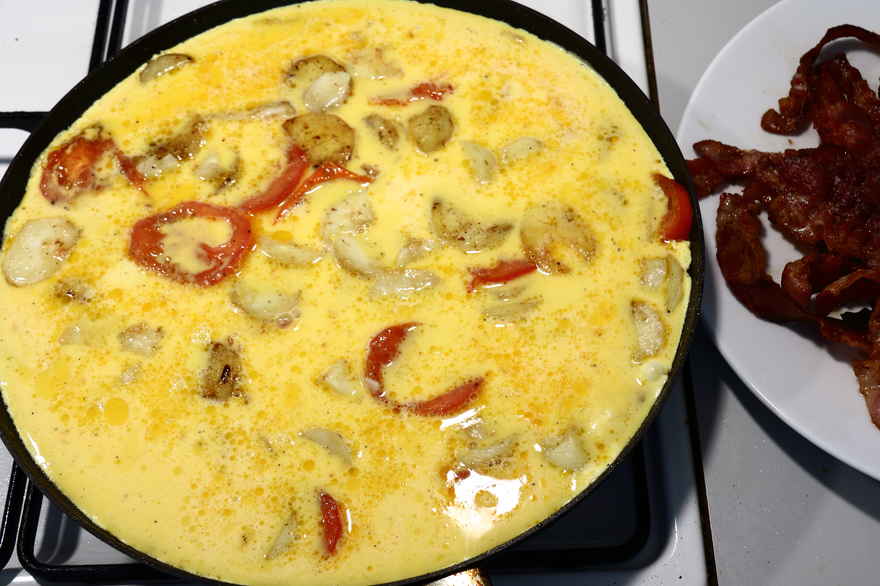 Bondeomelet ... klik for at komme tilbage