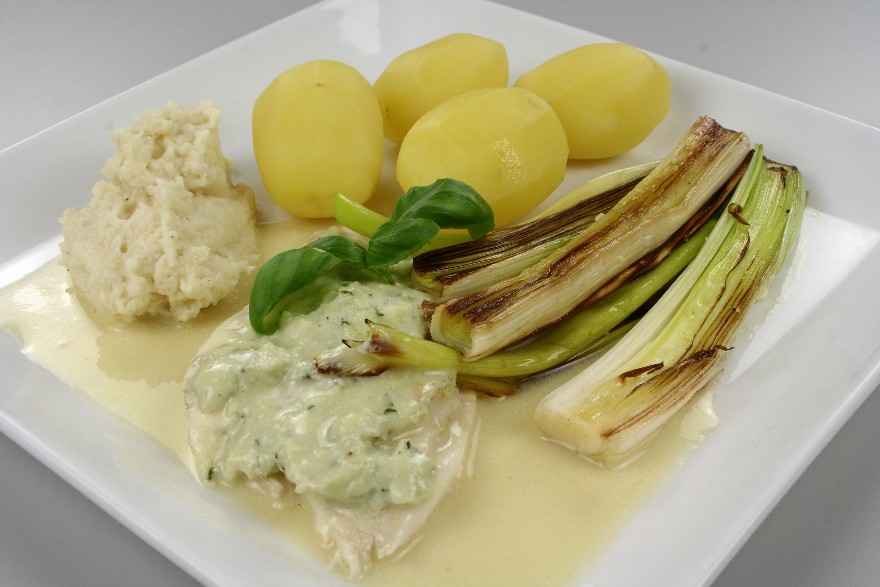 Rødtungefilet med basilikum mousse og ristede ... klik for at komme tilbage